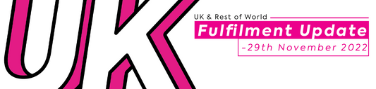 UK & ROW Fulfilment Update - 29th November