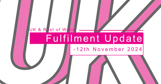 UK & ROW Fulfilment Update - 12th November