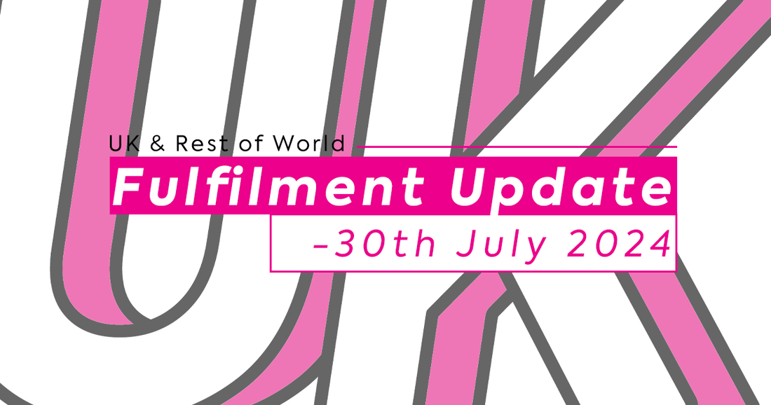 UK & ROW Fulfilment Update - 30th July